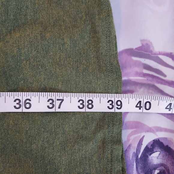 Ett Twa by Anthropologie Coreyell Turtleneck Jersey Dress Size Medium Green - Picture 14 of 14